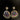 Ananda handcrafted silver earrings with Tiny, Need