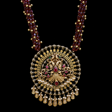 Taanishqa Ranihaar – handcrafted 92.5 sterling silver necklace by My Motifs