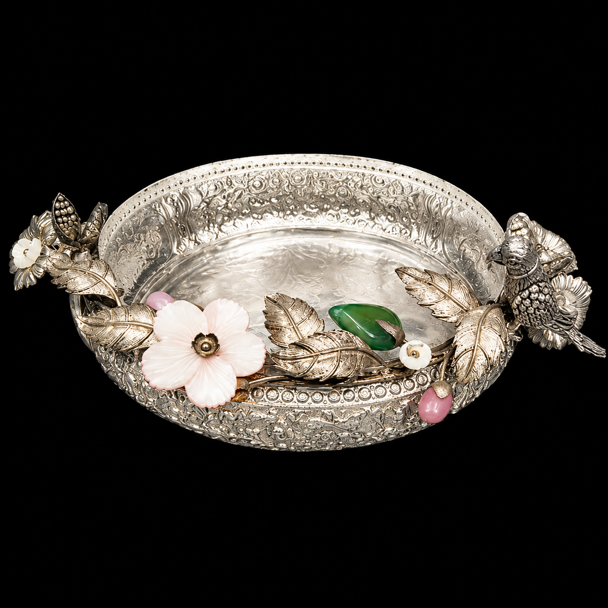 Avira – handcrafted 92.5 sterling silver centrepiece by My Motifs