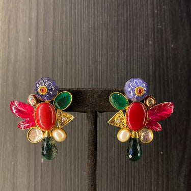 Ucchika – handcrafted 14K gold earrings by My Motifs