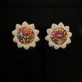 Avinya – handcrafted 18K gold earrings by My Motifs