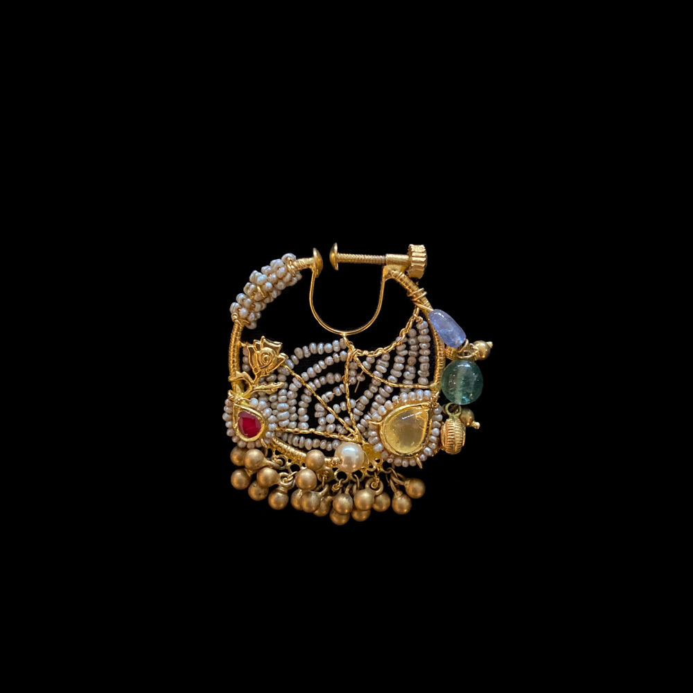 Anvitha – handcrafted 22K gold earrings by My Motifs