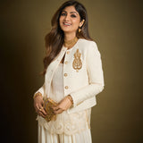 Uniquely Shaped Gold Clutch – handcrafted gold-tone 92.5 sterling silver clutch by My Motifs, view 2
