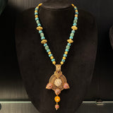 Apila – handcrafted gold-tone 92.5 sterling silver necklace by My Motifs