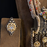 Nirmola – handcrafted dual-tone 92.5 sterling silver necklace by My Motifs, view 4