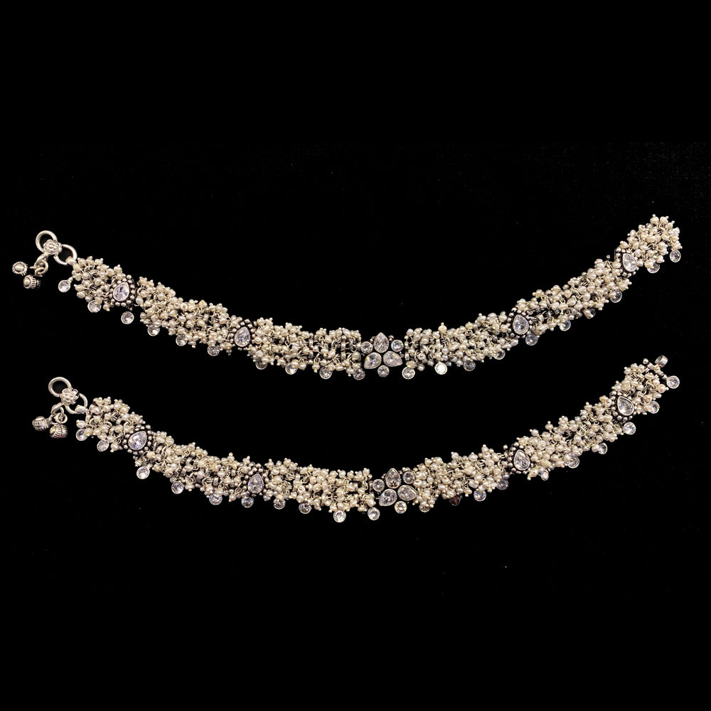 Kaavi – silver anklet – My Motifs