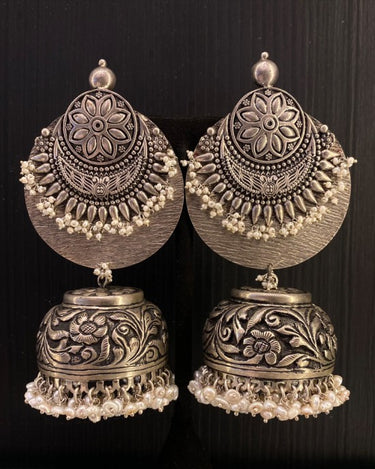 Advay – handcrafted 92.5 sterling silver earrings by My Motifs