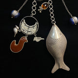 Avina – handcrafted 92.5 sterling silver keychain by My Motifs, view 3