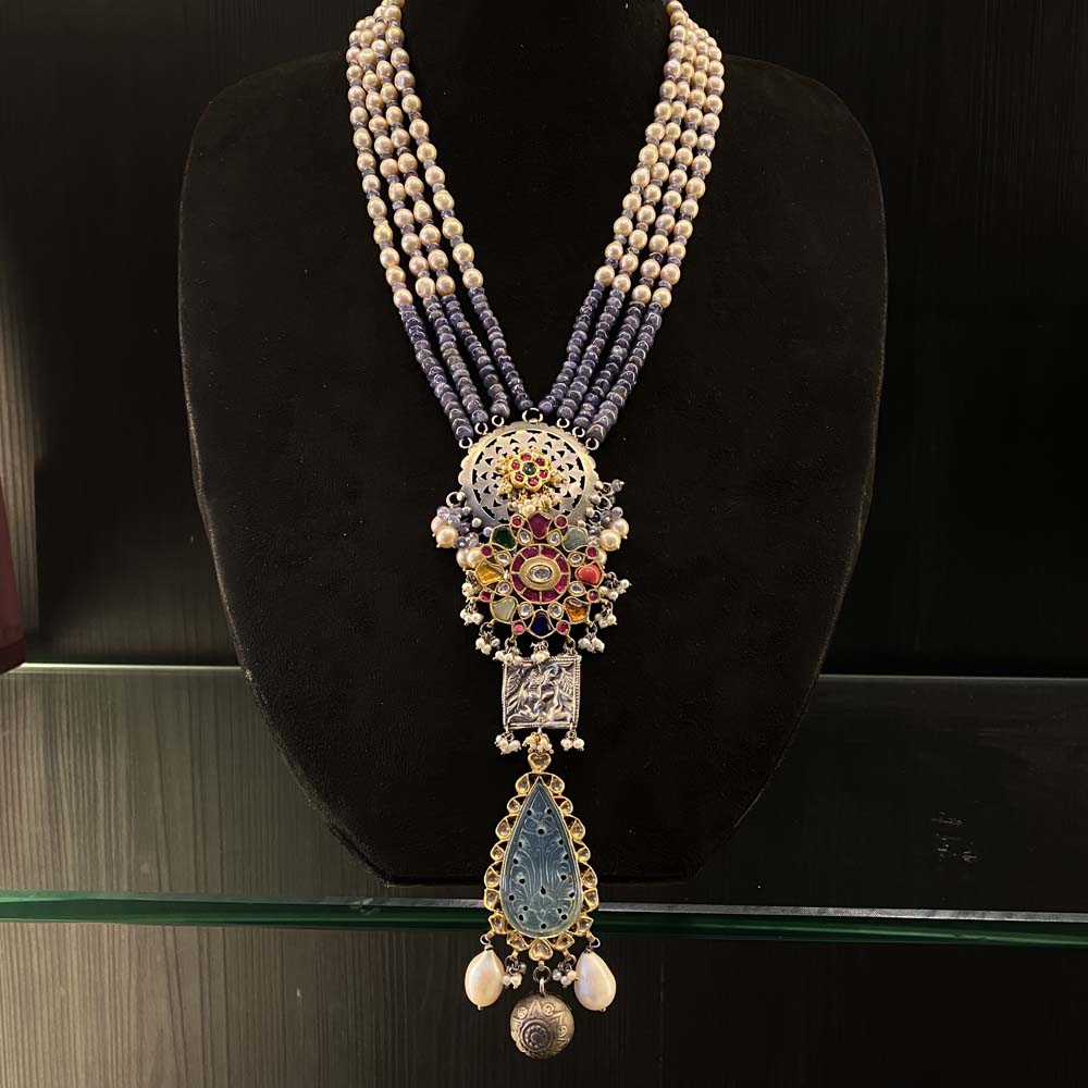 Vinayas – handcrafted 92.5 sterling silver necklace by My Motifs