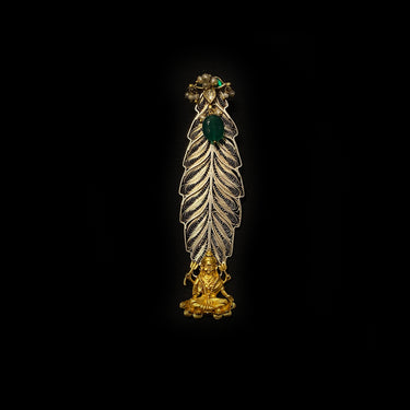 Goddess Laxmi Pendant – handcrafted 92.5 sterling silver pendant by My Motifs