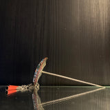 Tvisar – handcrafted 92.5 sterling silver hair pin by My Motifs, view 4