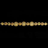 Tahir – handcrafted gold-tone 92.5 sterling silver mang tikka by My Motifs