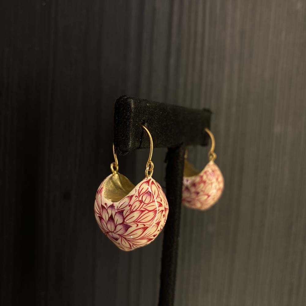 Brhti – handcrafted gold-tone 92.5 sterling silver earrings by My Motifs