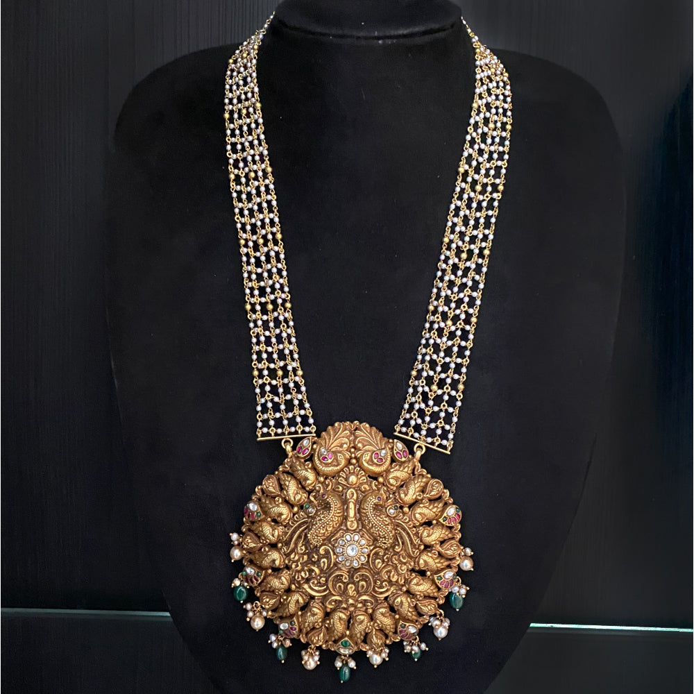 Manika – handcrafted 92.5 sterling silver necklace by My Motifs