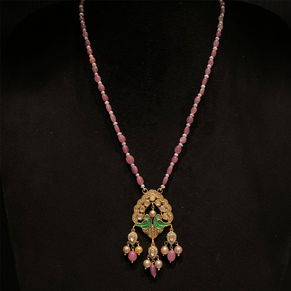 Rajasi – handcrafted 92.5 sterling silver necklace by My Motifs