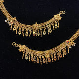 Puyam – handcrafted dual-tone 92.5 sterling silver ear chain by My Motifs, view 2