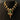 Ohika handcrafted silver necklace with gold tone, silver necklace
