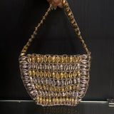 aitra – handcrafted dual-tone 92.5 sterling silver clutch by My Motifs