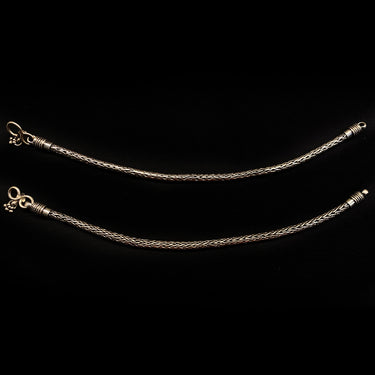 Anjana – handcrafted 92.5 sterling silver anklet by My Motifs