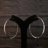 Hullah Hoop – handcrafted 92.5 sterling silver earrings by My Motifs