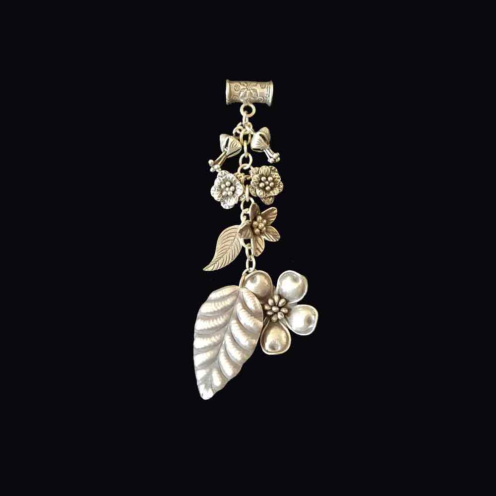 Nature Inspired Charms Pendant – handcrafted 92.5 sterling silver pendant by My Motifs