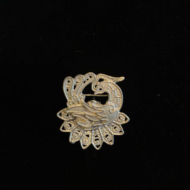 Brida – handcrafted 92.5 sterling silver brooch by My Motifs