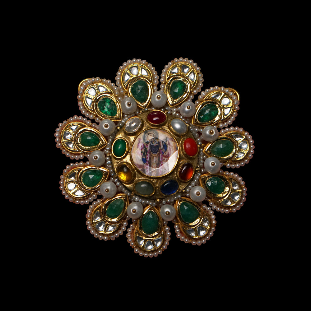 Ansh – handcrafted 14K gold pendant by My Motifs
