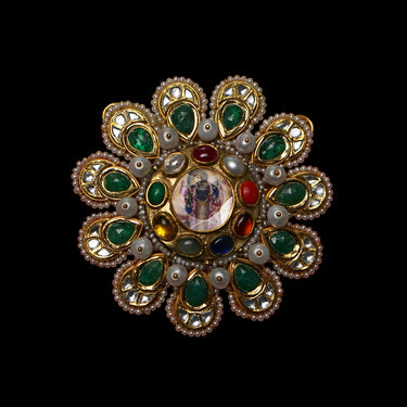 Ansh – handcrafted 14K gold pendant by My Motifs