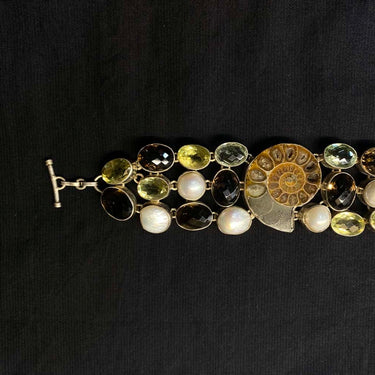 Laksa – handcrafted 92.5 sterling silver bracelet by My Motifs, view 2