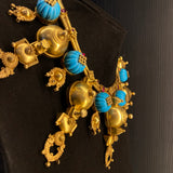 Adant – handcrafted gold-tone 92.5 sterling silver necklace by My Motifs, view 5