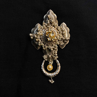 Udrak – handcrafted dual-tone 92.5 sterling silver pendant by My Motifs