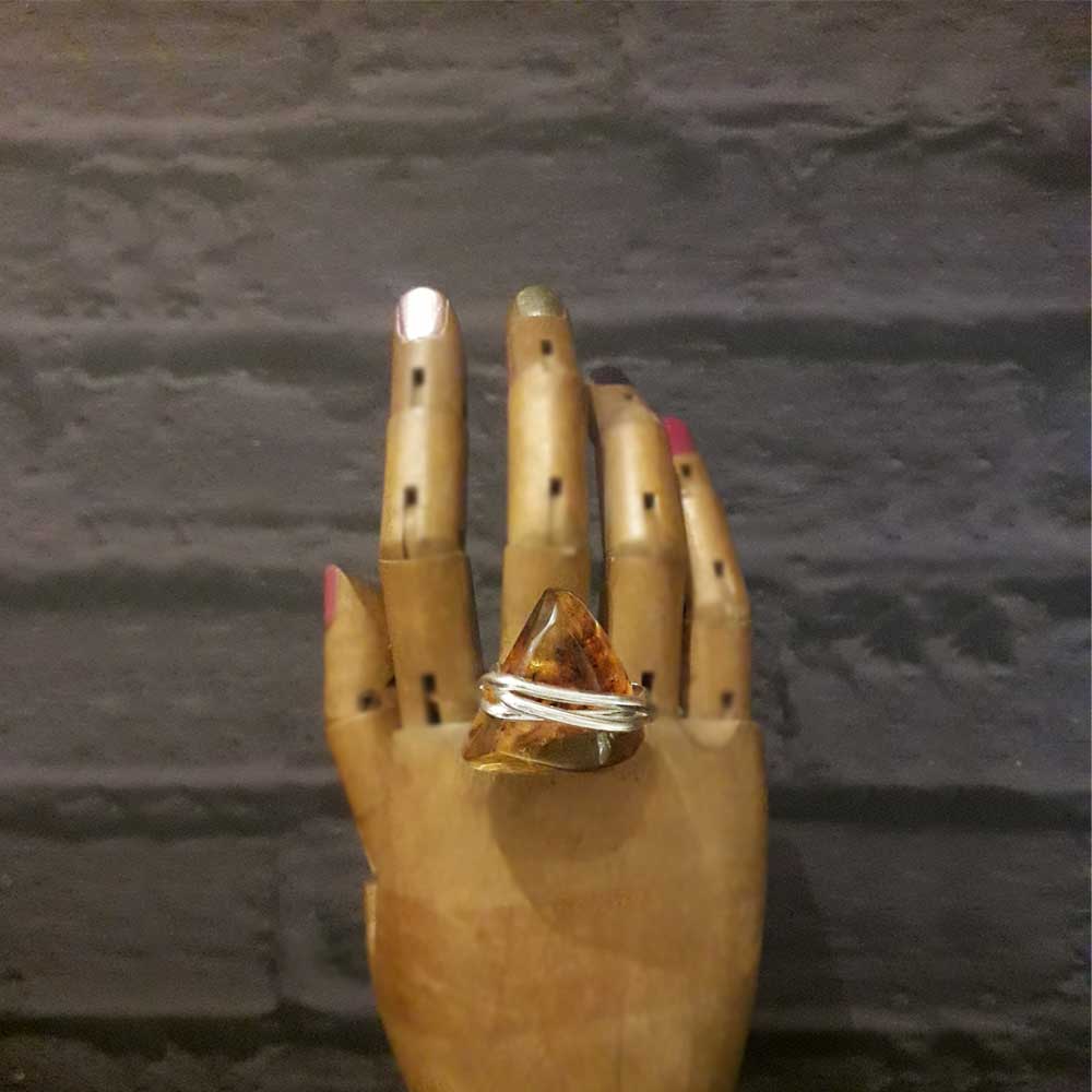 Bandhej – silver ring – My Motifs