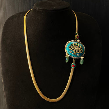 Dhrta – handcrafted 92.5 sterling silver necklace by My Motifs