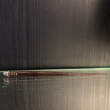 Vrin – handcrafted 92.5 sterling silver hair pin with wooden base by My Motifs