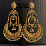 Misba – handcrafted gold-tone 92.5 sterling silver earrings by My Motifs