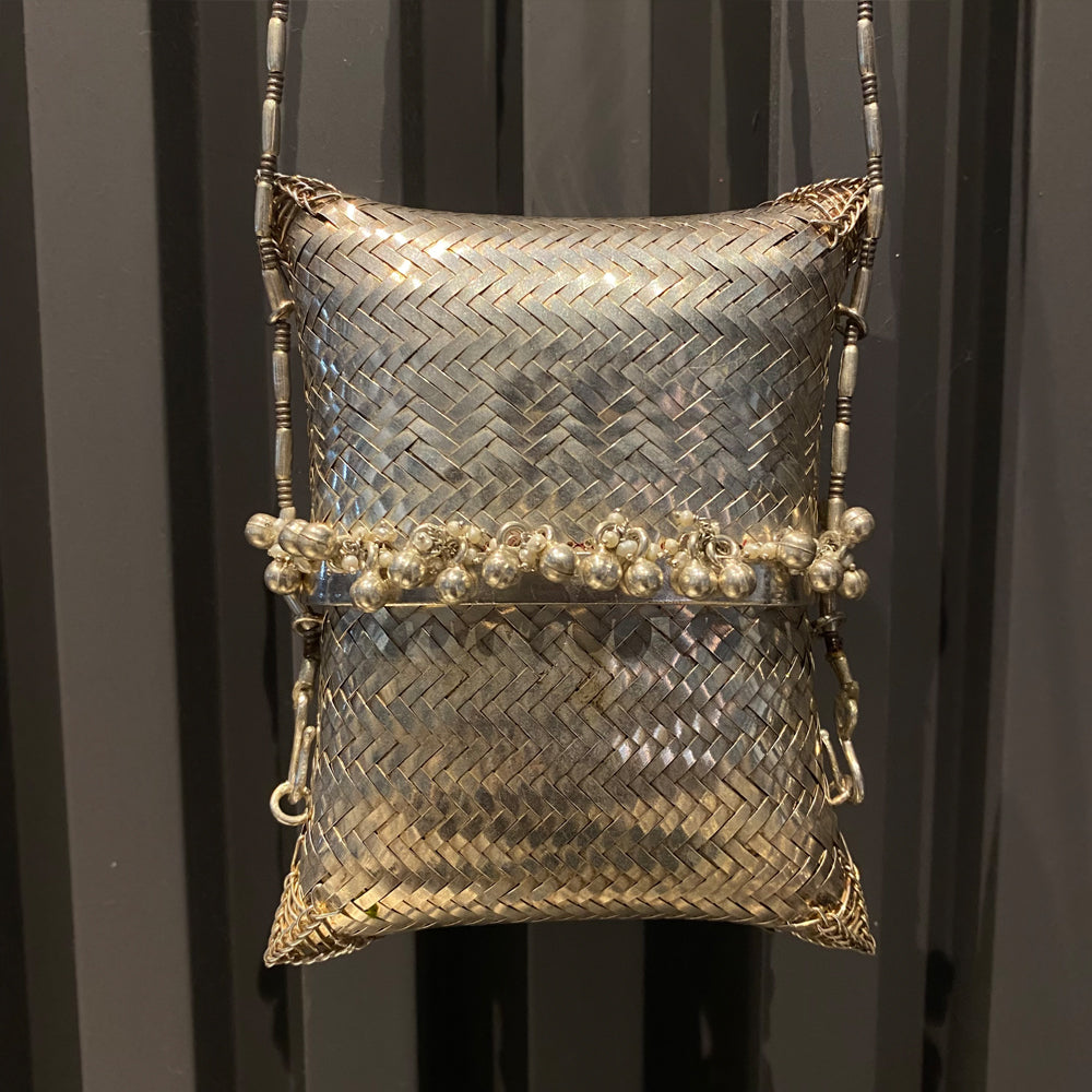 Aminah – handcrafted 92.5 sterling silver clutch by My Motifs