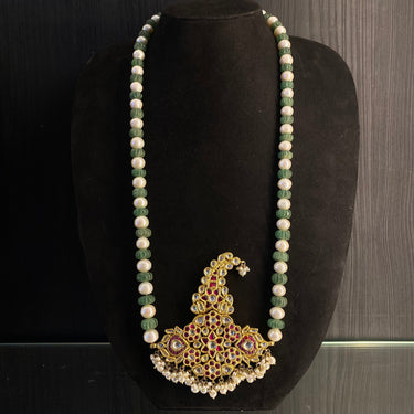 Trit – handcrafted gold-tone 92.5 sterling silver necklace by My Motifs