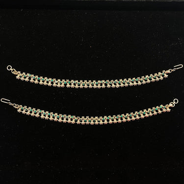 Aladi – handcrafted 92.5 sterling silver ear chain by My Motifs
