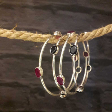 Andaakaar – handcrafted 92.5 sterling silver bracelet by My Motifs