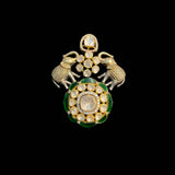 Aritri – handcrafted gold-tone 92.5 sterling silver pendant by My Motifs