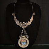 Prsti – handcrafted dual-tone 92.5 sterling silver necklace by My Motifs