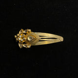 Ajan – handcrafted gold-tone 92.5 sterling silver hair pin by My Motifs
