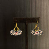 Shukti – handcrafted gold-tone 92.5 sterling silver earrings by My Motifs