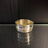 Mini Silver Bowl – small round bowl with a banded outer surface – My Motifs