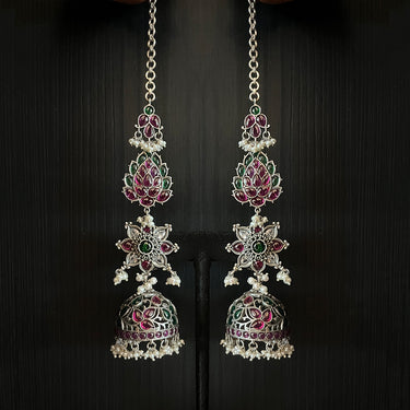 Kamal – handcrafted 92.5 sterling silver earrings by My Motifs