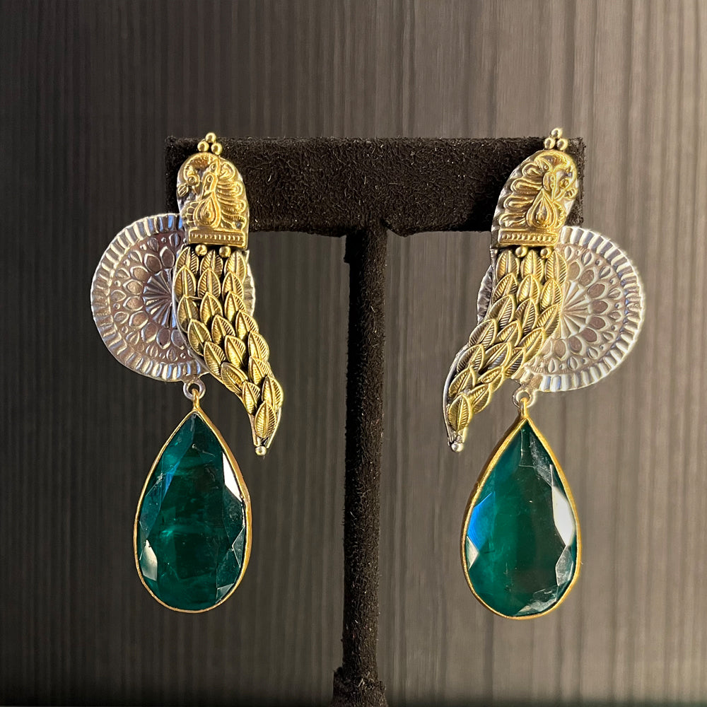Shyena – handcrafted 92.5 sterling silver earrings by My Motifs