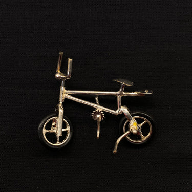Miniature Bicycle – handcrafted 92.5 sterling silver miniature by My Motifs