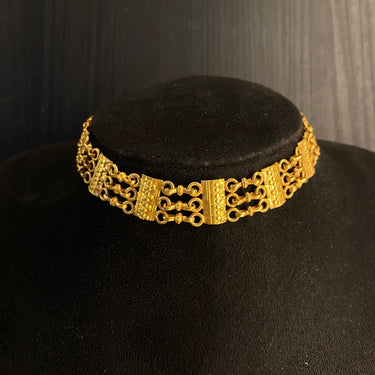 Sarti – handcrafted gold-tone 92.5 sterling silver necklace by My Motifs