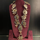 Nirg – handcrafted dual-tone 92.5 sterling silver necklace by My Motifs