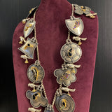Nirg – handcrafted dual-tone 92.5 sterling silver necklace by My Motifs, view 6